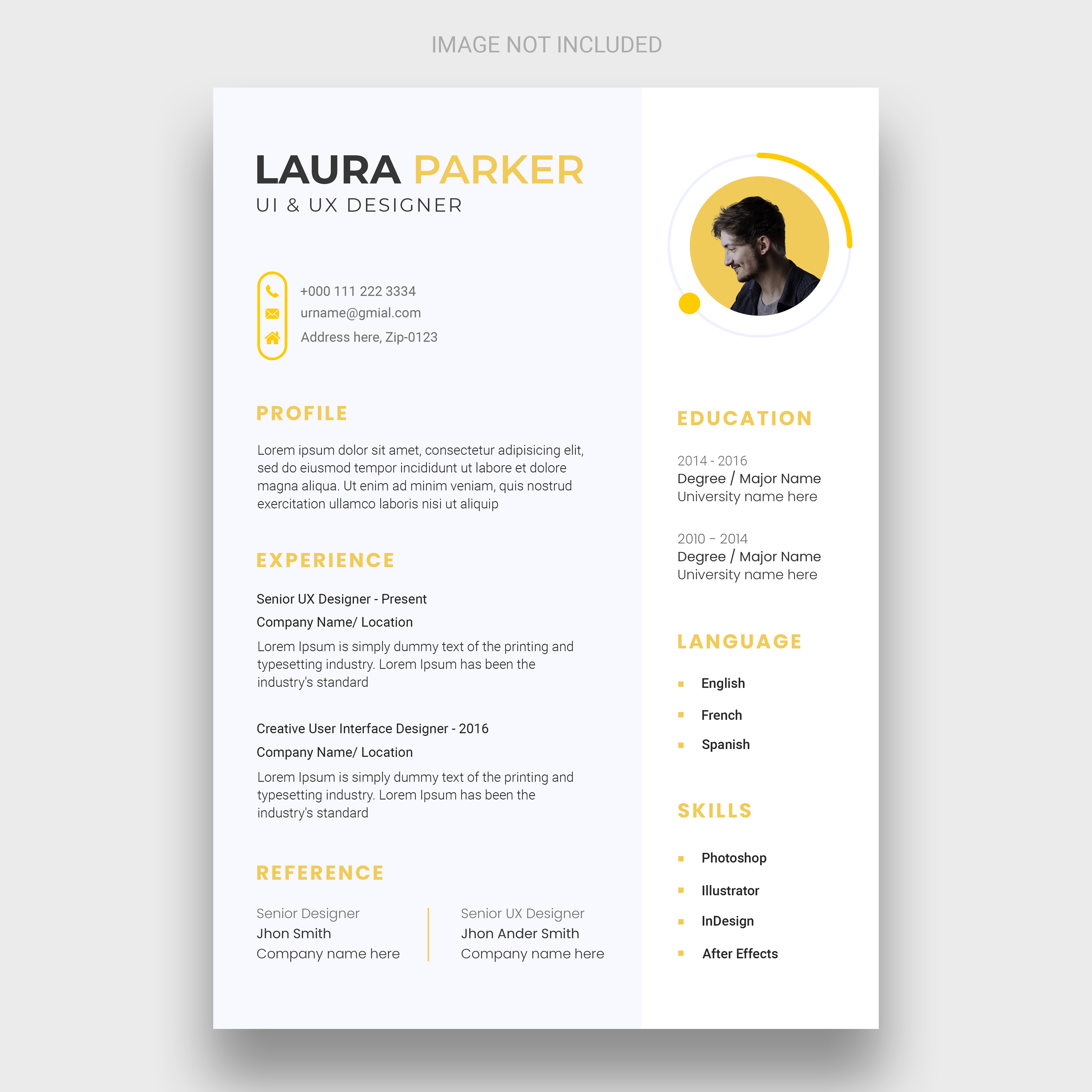 Kreatives CV-Design